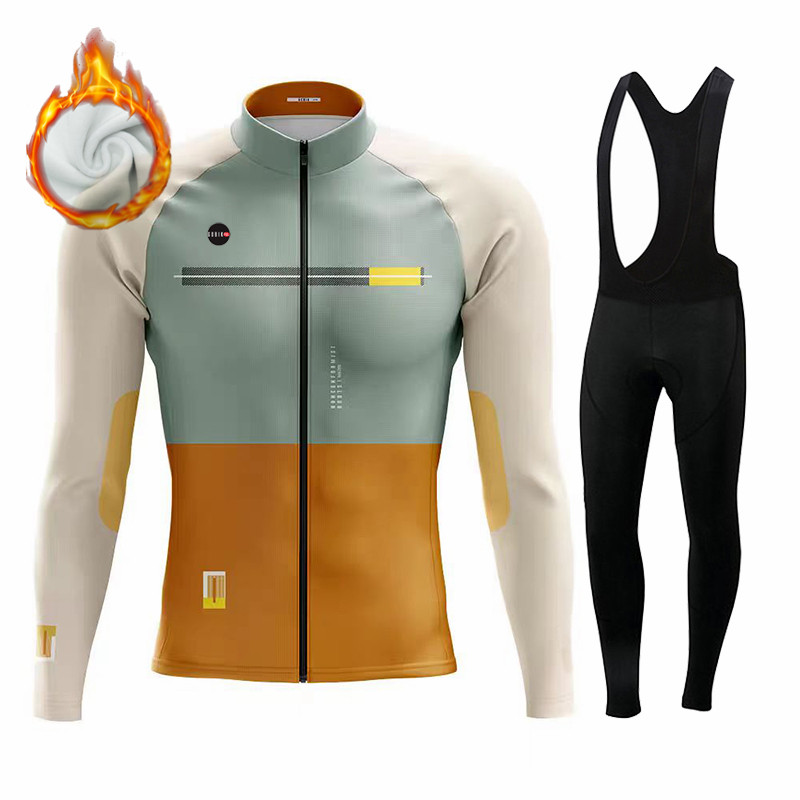 Winter Clothing Men Sale - Gobikful hiver cyclisme maillot ensemble thermique