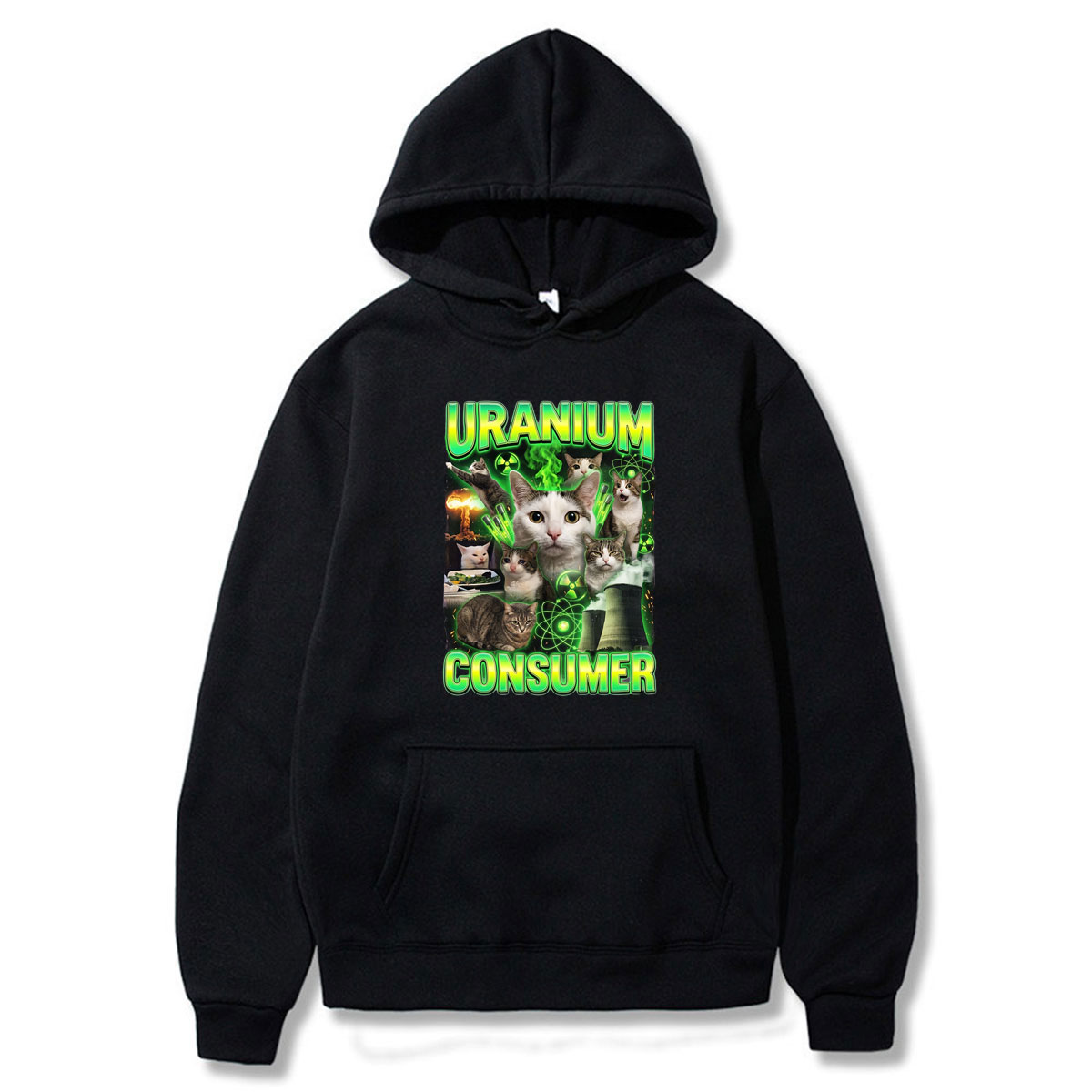 Winter Clothing Meme - Sweat à capuche décontracté unisexe avec
