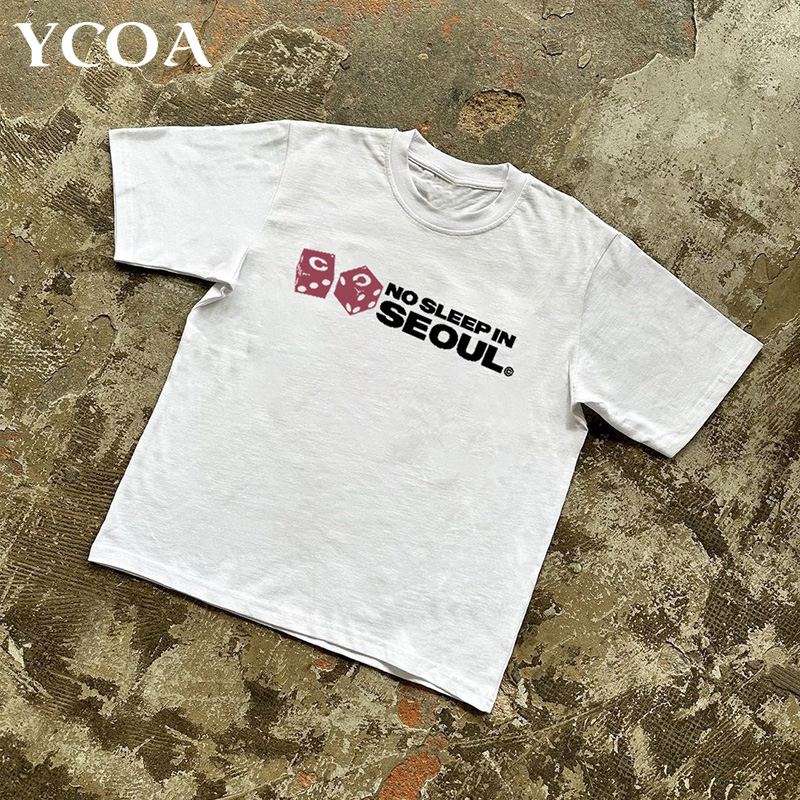 Winter Clothing Aesthetic - T-Shirt en Coton à Manches Courtes