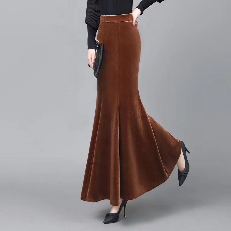 Jupe sirène taille haute en ve - Winter Clothing Aesthetic avis et prix