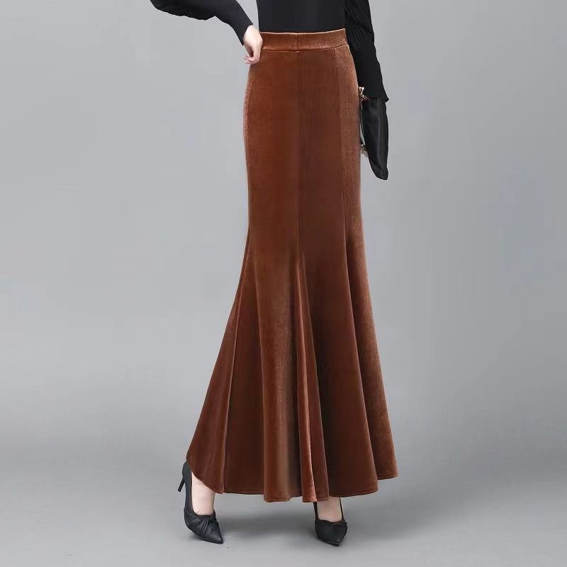 Jupe sirène taille haute en ve - Winter Clothing Aesthetic avis et prix