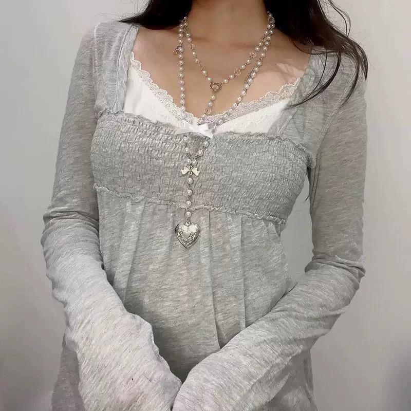 T-shirt femme rétro américain, - Winter Clothing Aesthetic avis et prix