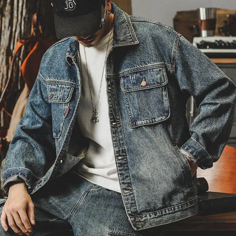 Chimadt-Vestes en denim vintag - Winter Clothing Aesthetic avis et prix