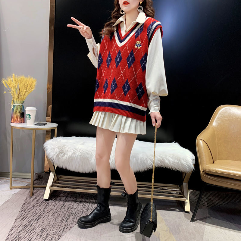 Gilets en tricot rouge pour fe - Winter Clothing Trends 2025 Women'S avis et prix