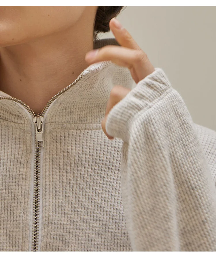 Sweats à capuche zippés en cot - Winter Clothing Aesthetic avis et prix