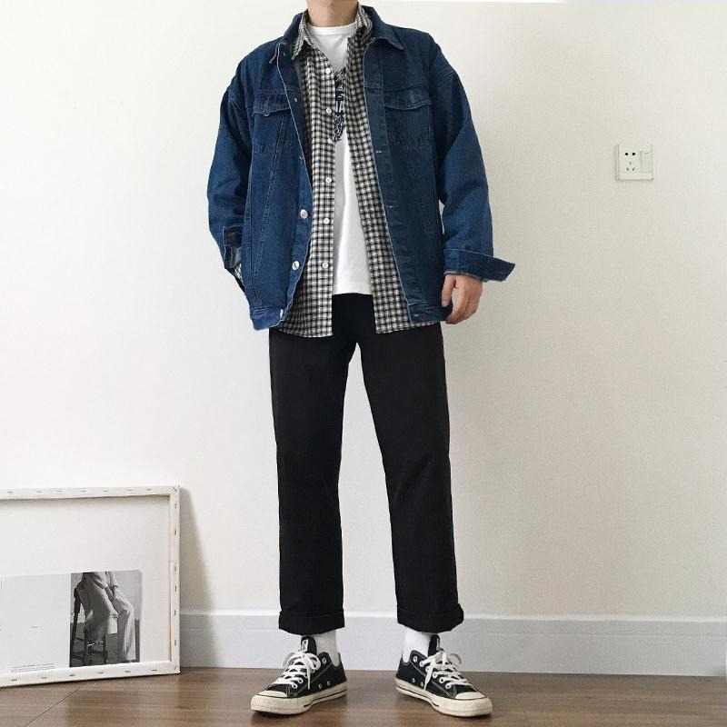 Automne noir vêtements lâche C - Winter Clothing Aesthetic avis et prix