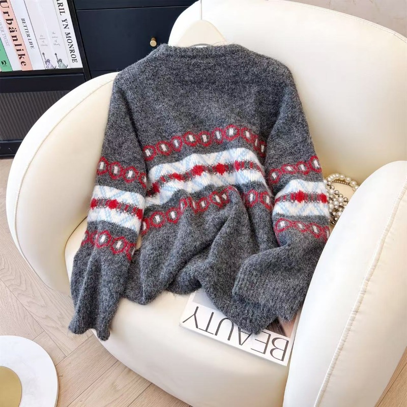 Pull déchiré gris à manches lo - Winter Clothing Aesthetic avis et prix