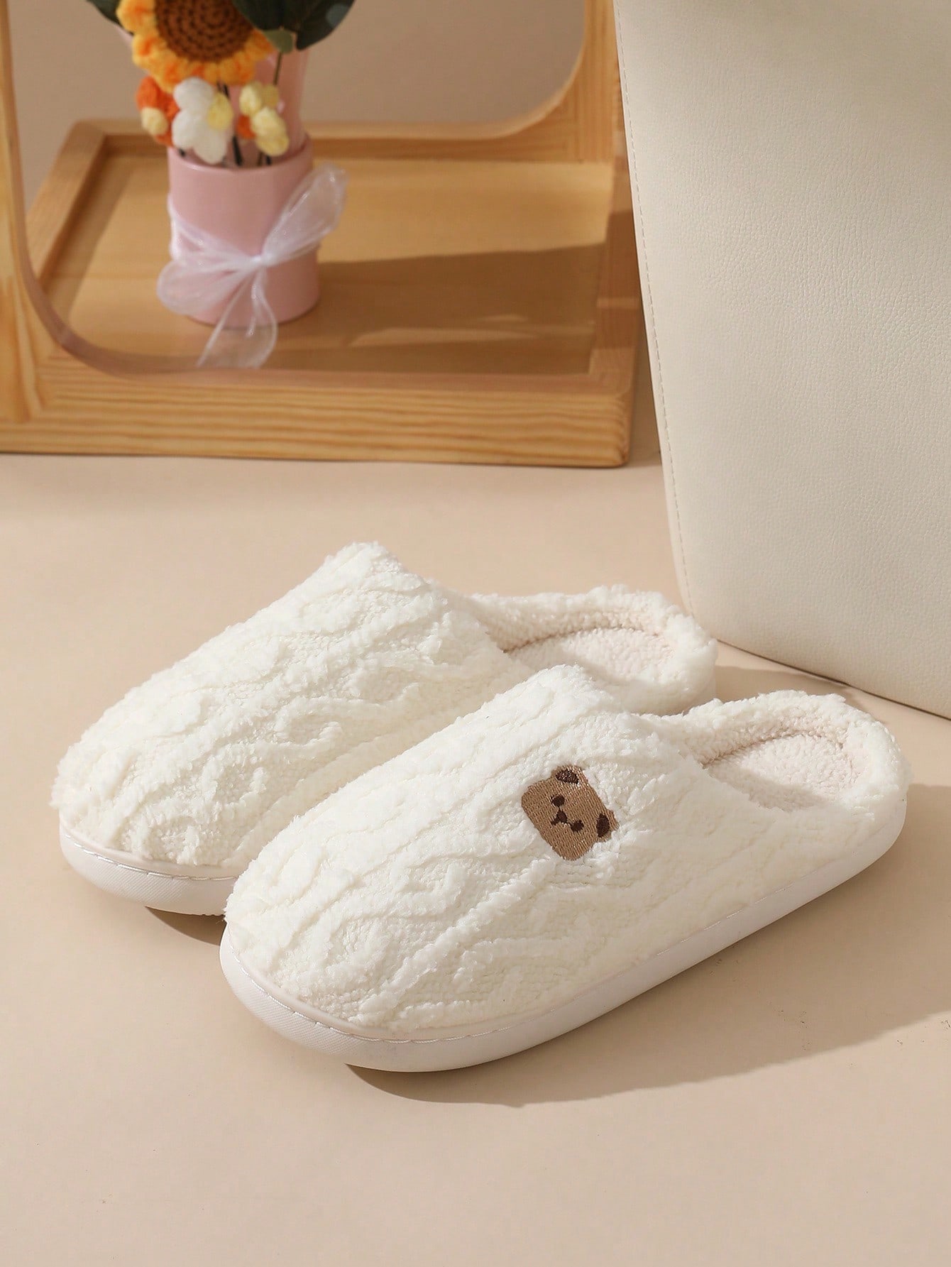 Pantoufles chaudes en coton po - Winter Clothing Material avis et prix