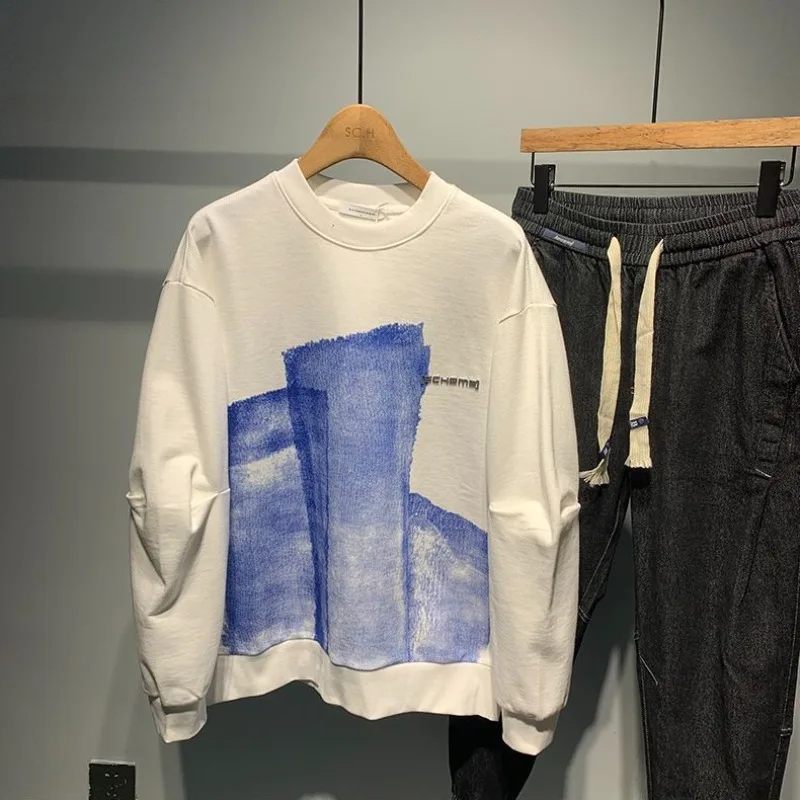 Pull sans capuche imprimé PVD  - Winter Clothing Aesthetic avis et prix