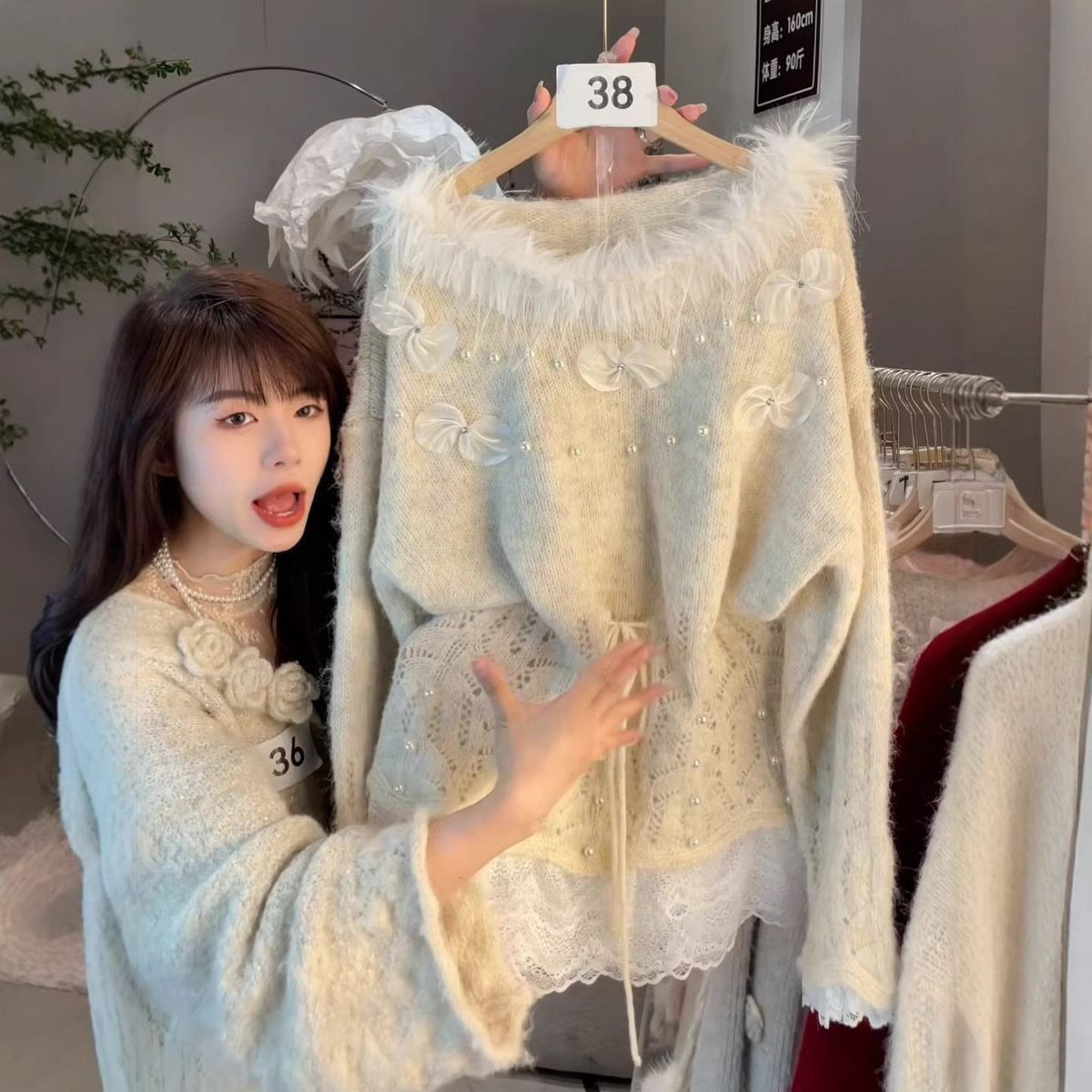 Pull Y2K d'hiver, style Haraju - Winter Clothing Aesthetic avis et prix