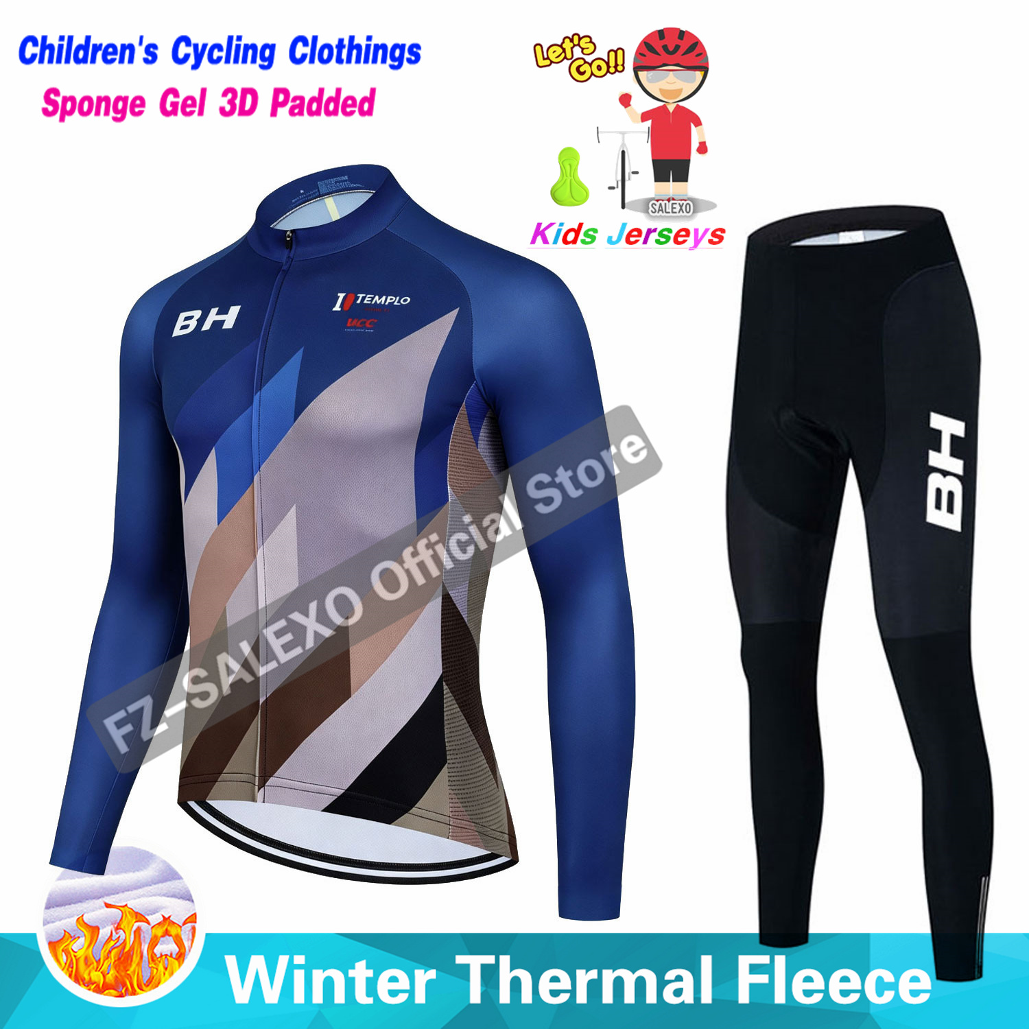 BH 2027 Ensemble de cyclisme d - Winter Clothing Boys avis et prix