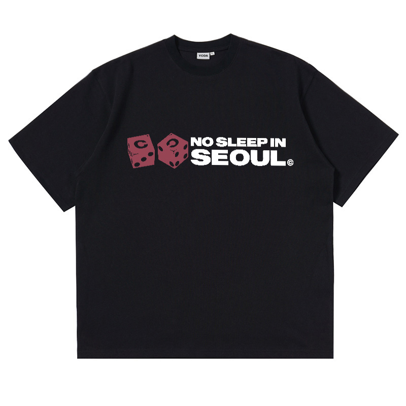 T-Shirt en Coton à Manches Cou - Winter Clothing Aesthetic avis et prix