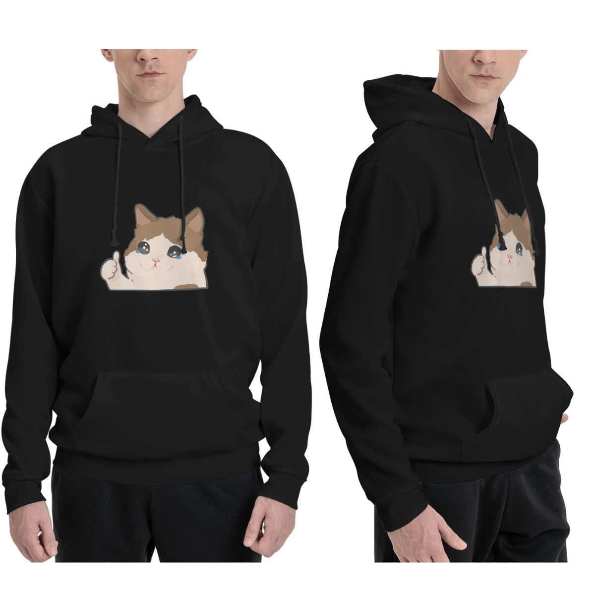 Pleurer chat Meme sweat à capu - Winter Clothing Meme avis et prix